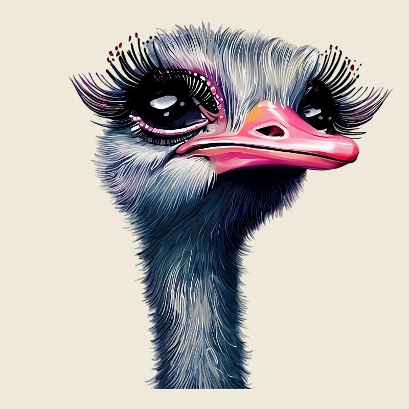 Maquillage d’autruche