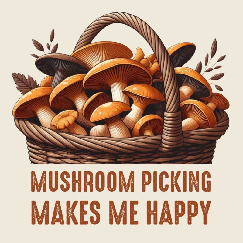 La cueillette des champignons me rend heureuse