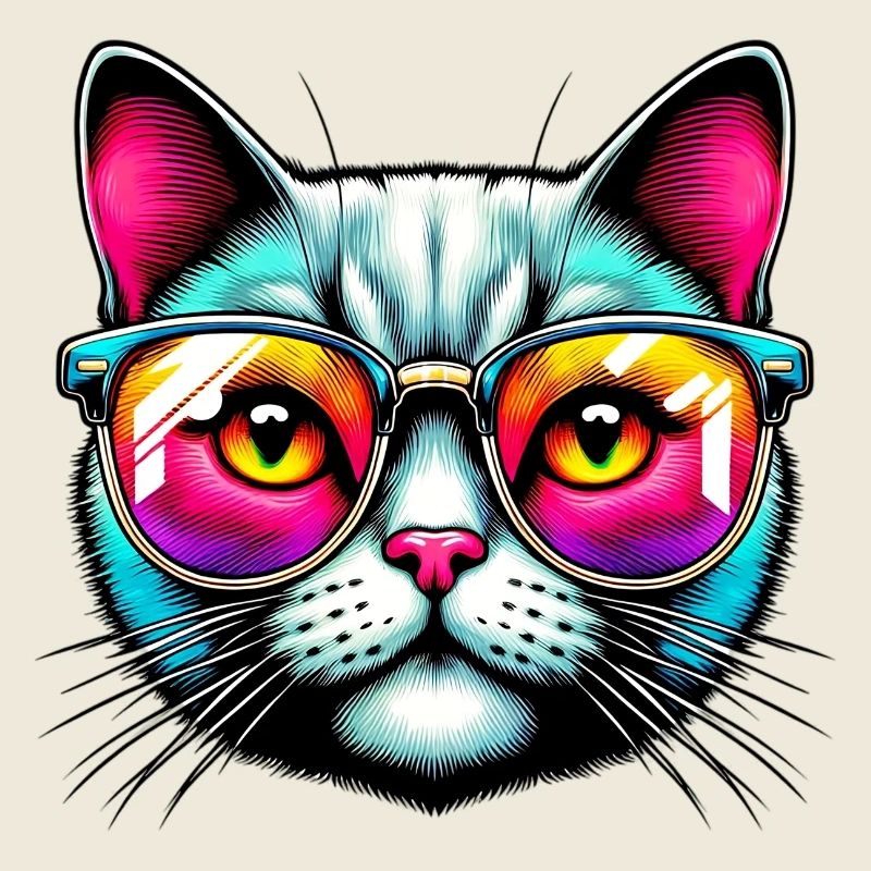 Kater mit Sonnenbrille