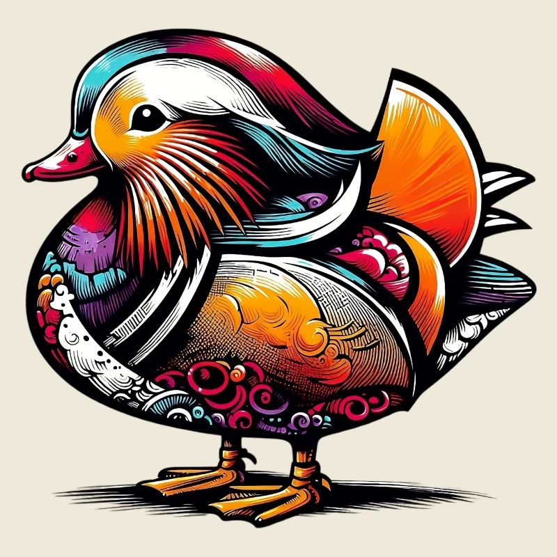Mandarin duck