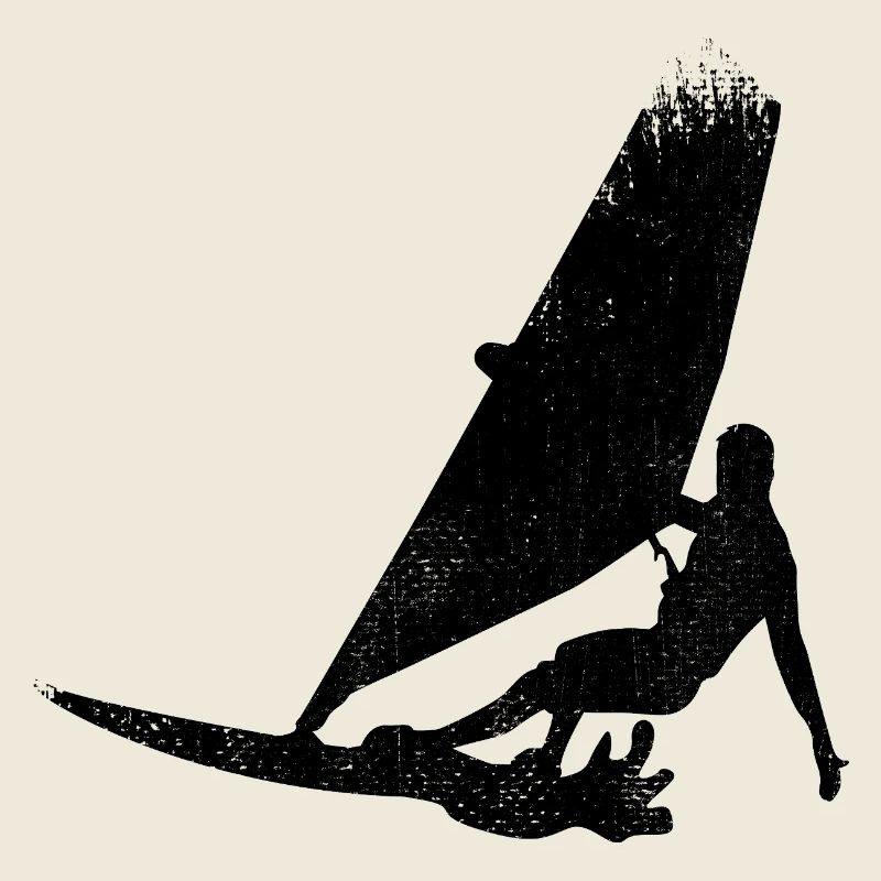 Dessin de véliplanchiste