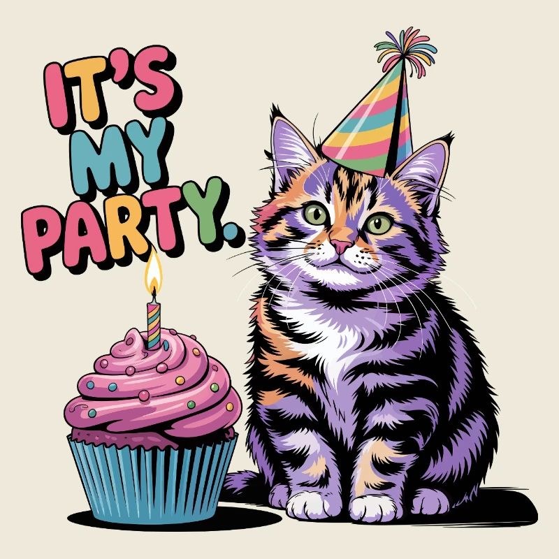 Chat d’anniversaire