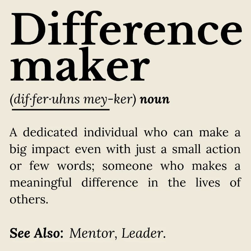 Difference Maker – Citation inspirante