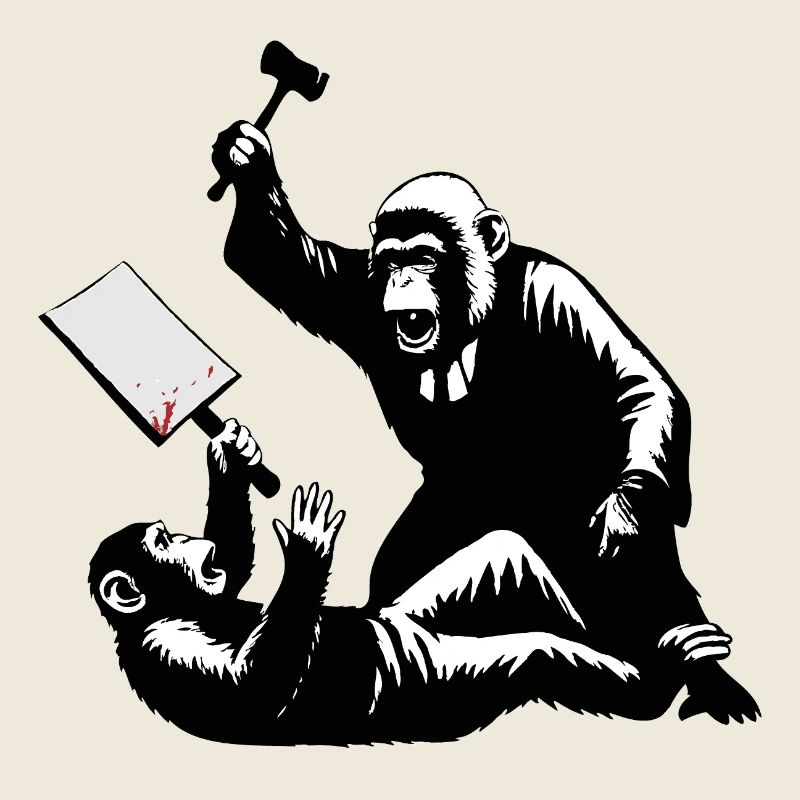 Monkey judge hits protesters