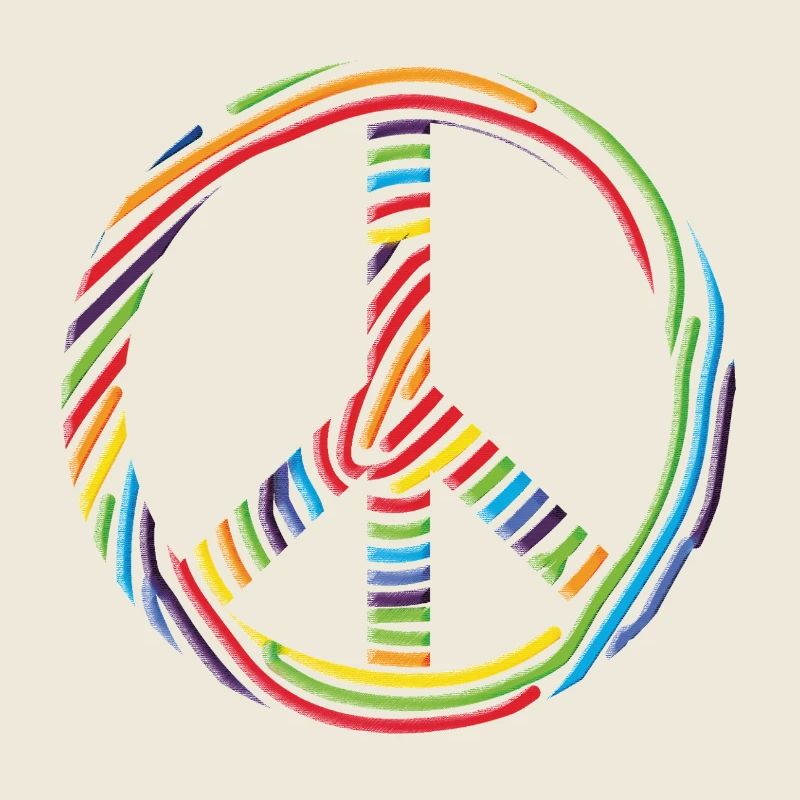 Buntes-Peace-Zeichen