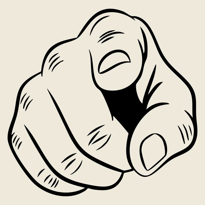 Pointing Hand Illustration