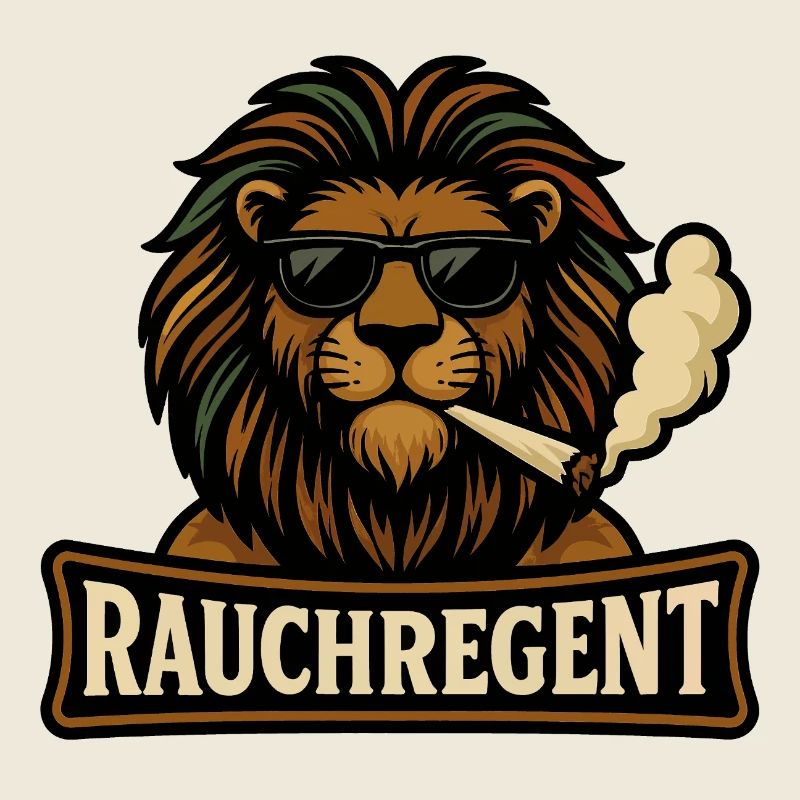Reggae Löwe mit Sonnenbrille