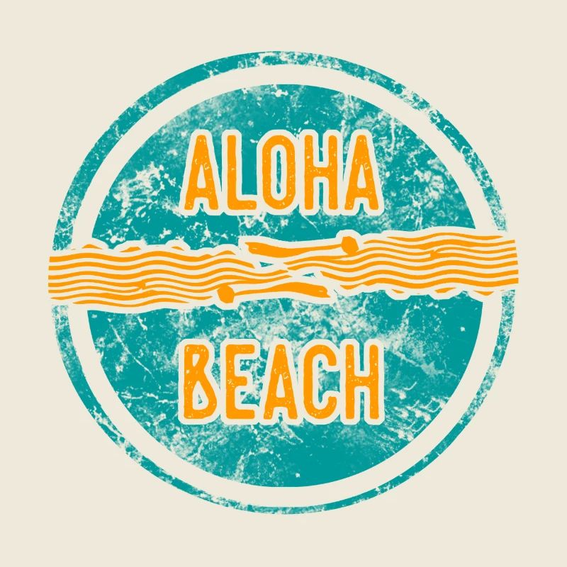 Aloha Beach Vintage Badge