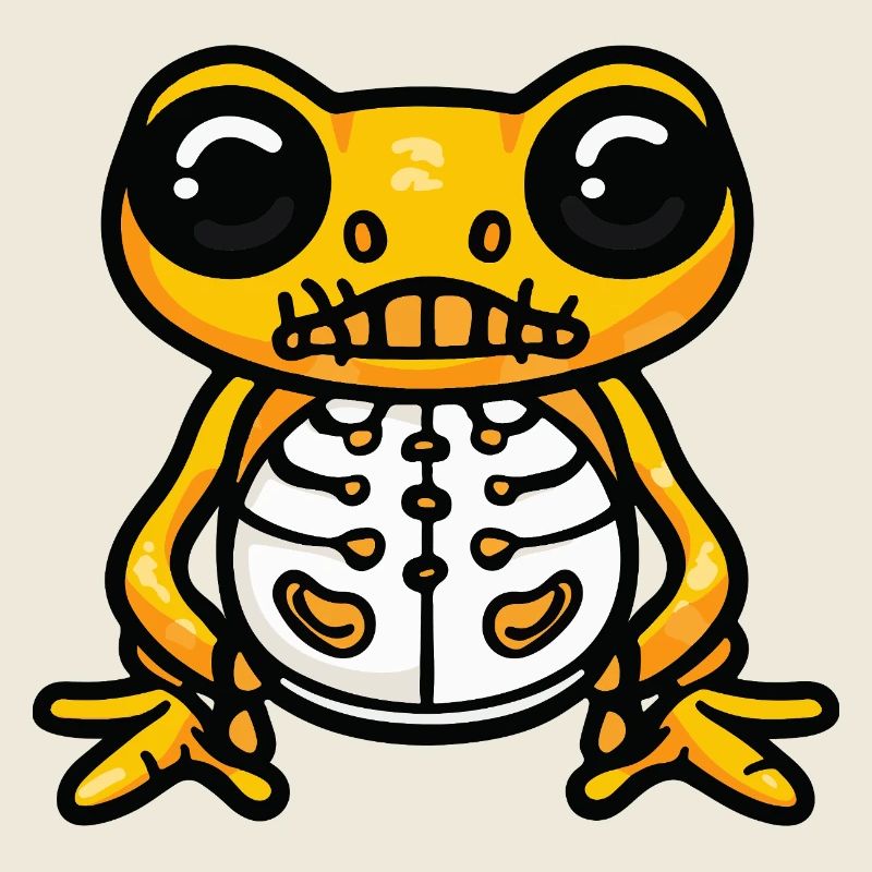 Frog Halloween Zombie