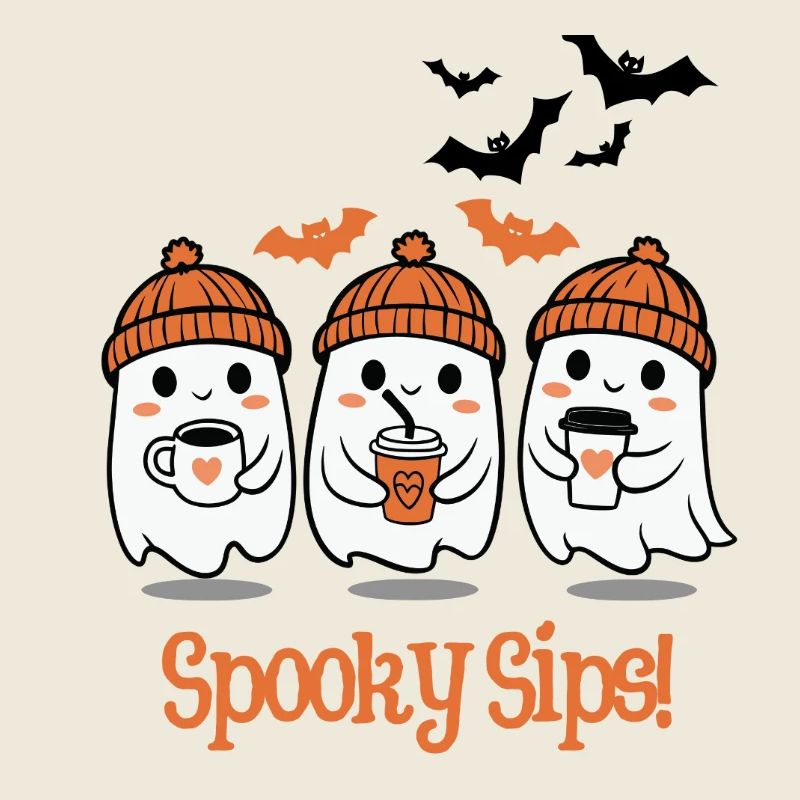 Spooky Sips Ghost Coffee Trio