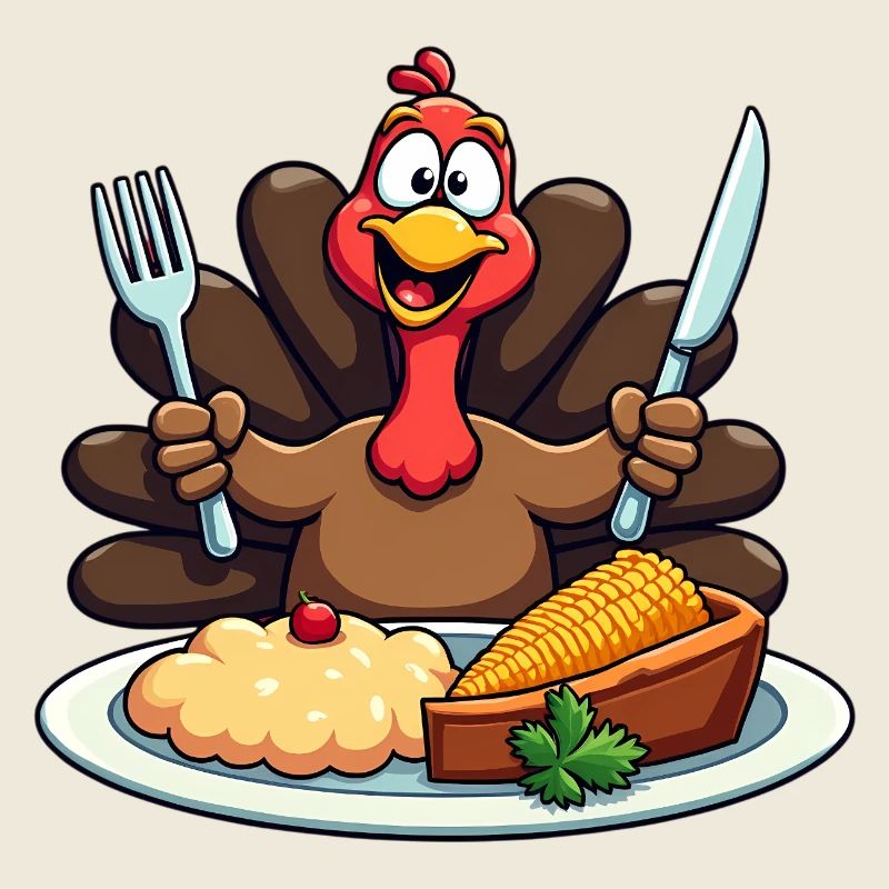 Thanksgiving Lustiger Thanksgiving Truthahn