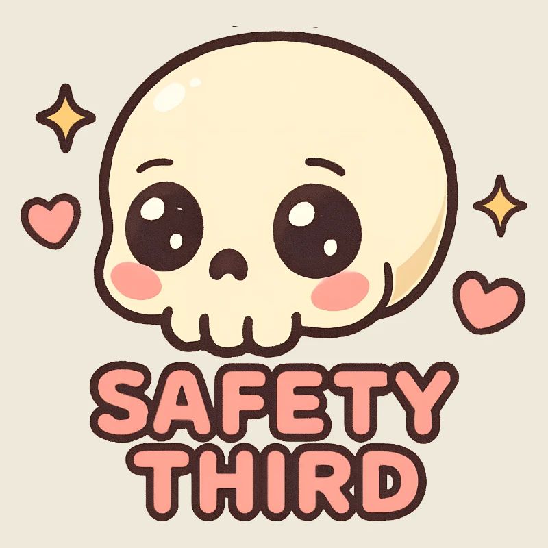 Safety Third Totenkopf Lustig Safety Third