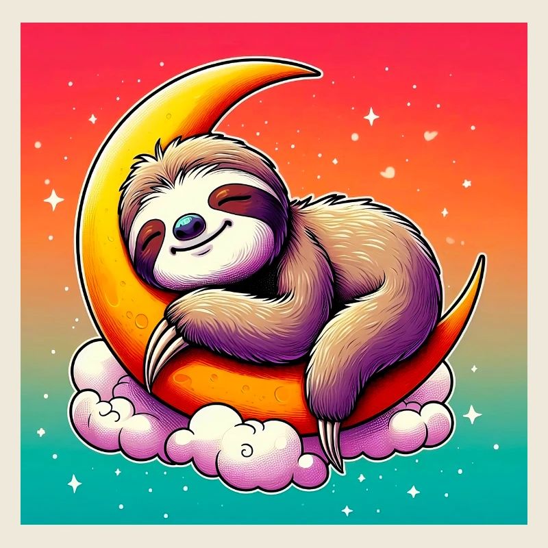 La paresse dort sur la Lune