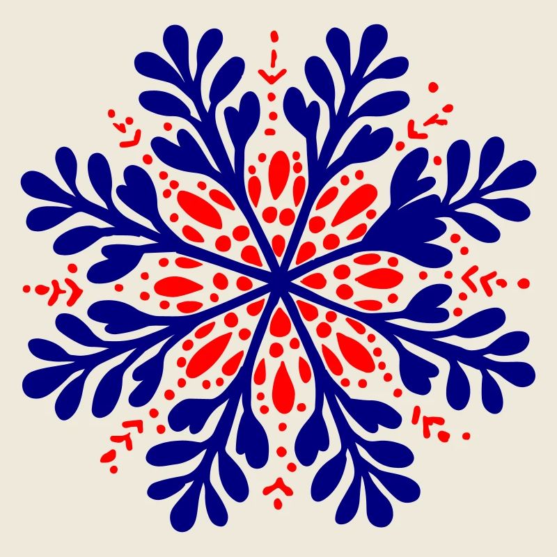 Schneeflocke Winter Symbol