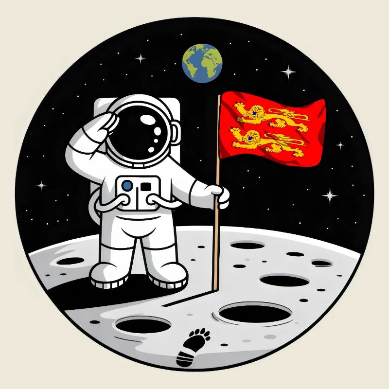 Norman Astronaut Normandy Pride Space Humor
