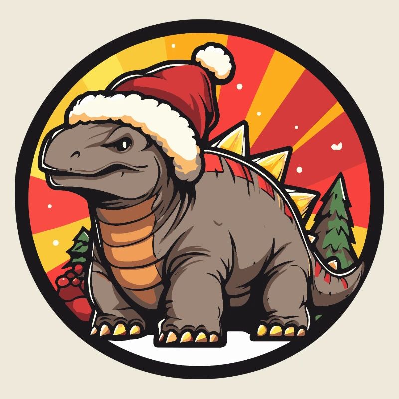 Dinosaur Comic Santa