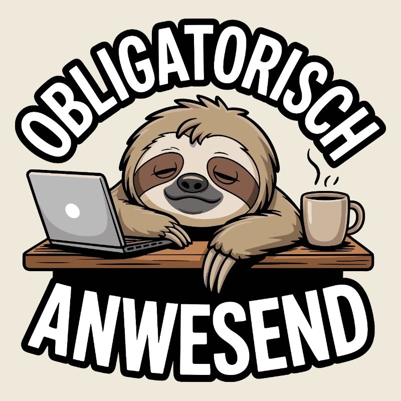 Mandatory Present Sloth Telco Meeting Office