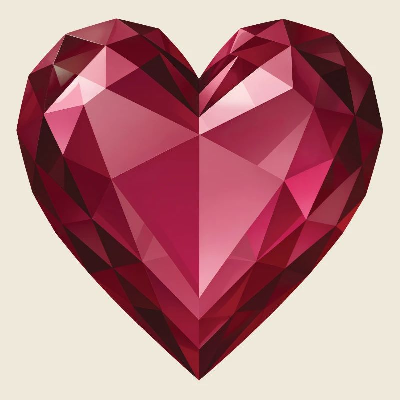RUBY HEART - peace & love