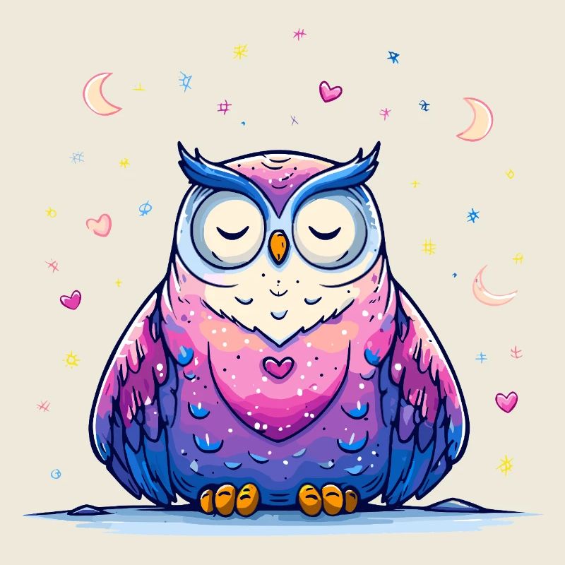 Mondschein Eulenliebe