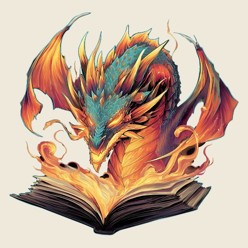 Dragon Book Transformation Fire Design
