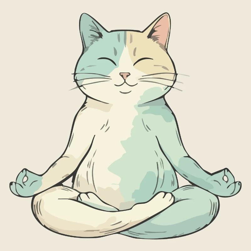 Chat Zen en Méditation