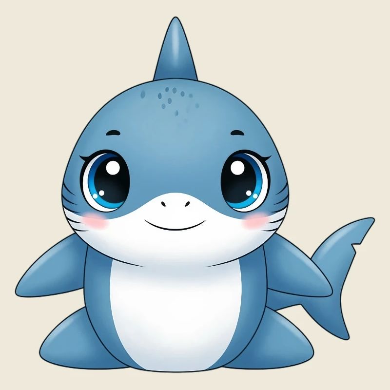 Blue Shark Cuddle Friend