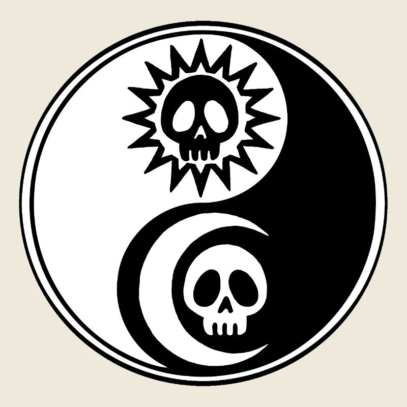 Soleil et lune yin et yang