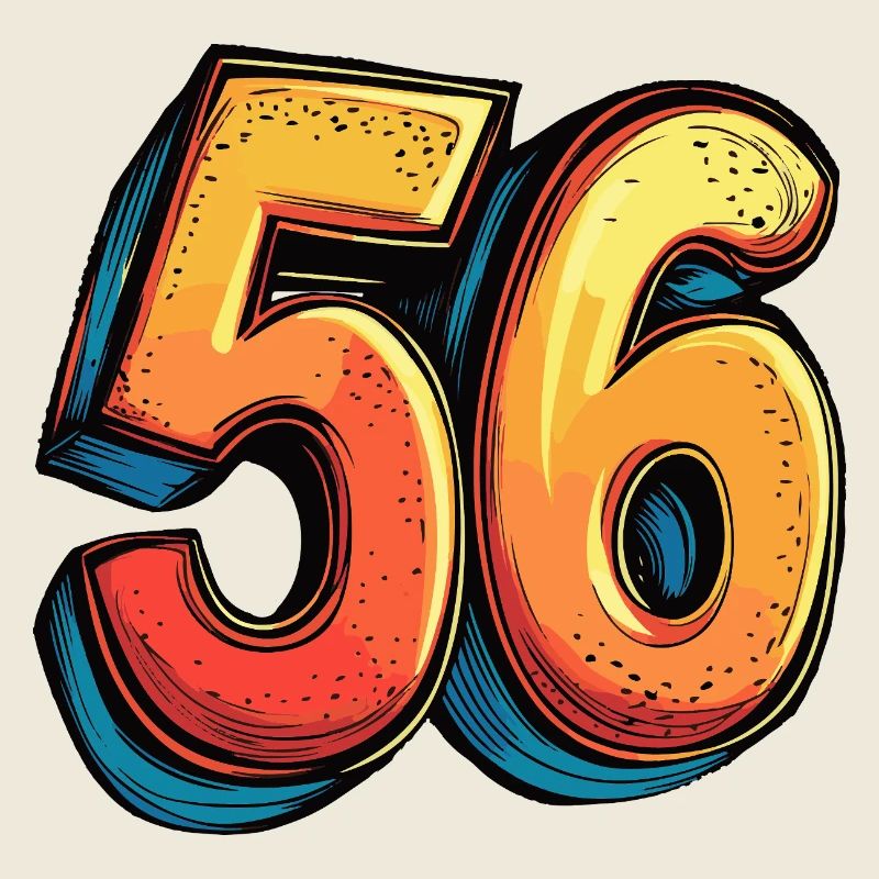 56 Nombre Coloré