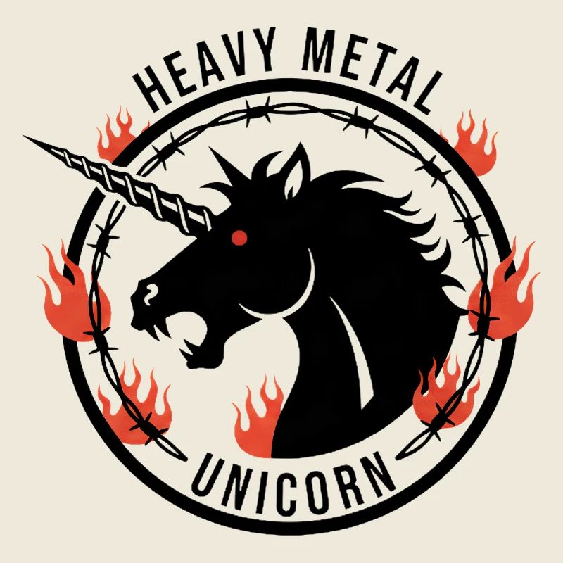 Heavy Metal Unicorn - Gothic Einhorn