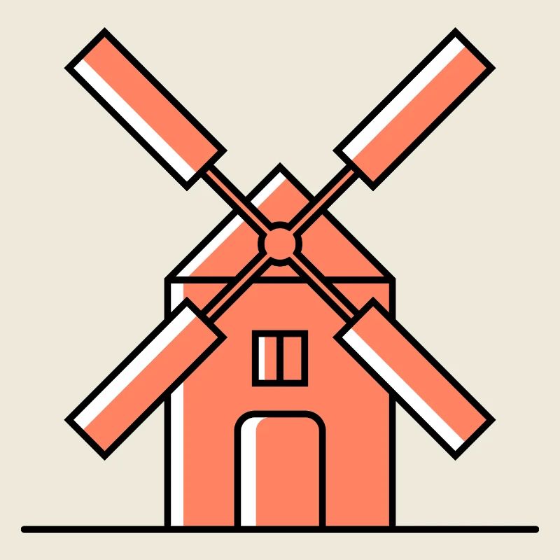 Icône du moulin à vent