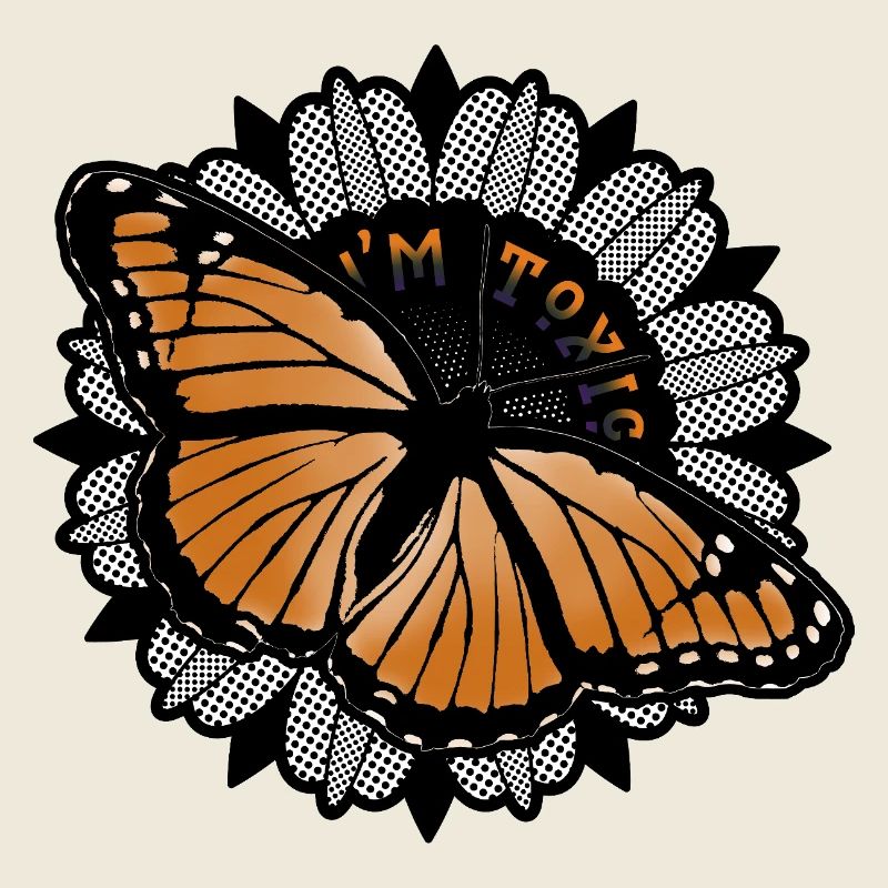 Beauté toxique – Art du papillon monarque