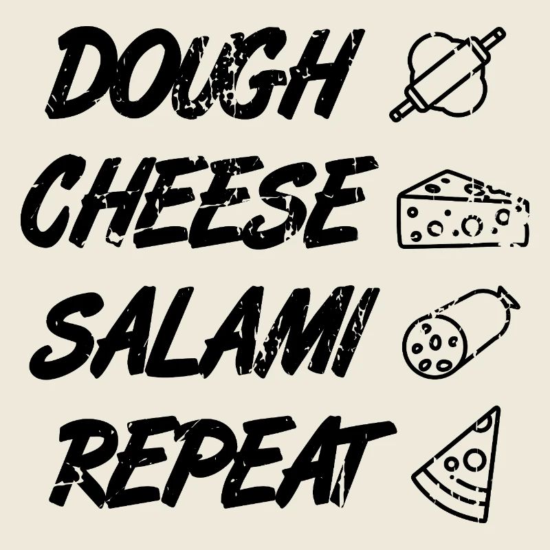 Pâte fromage Salami Répéter