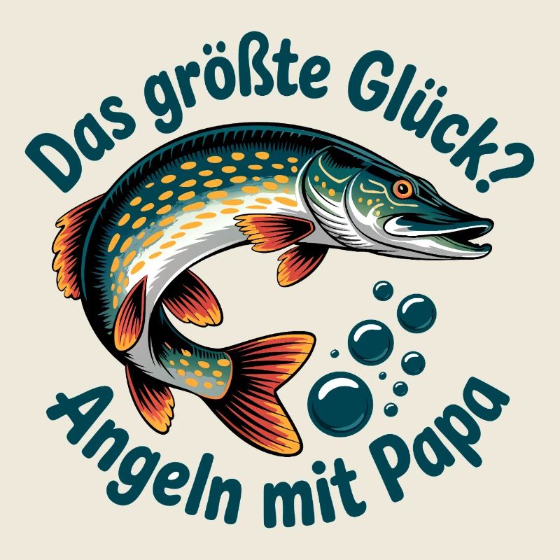 Papa Angler Geschenk
