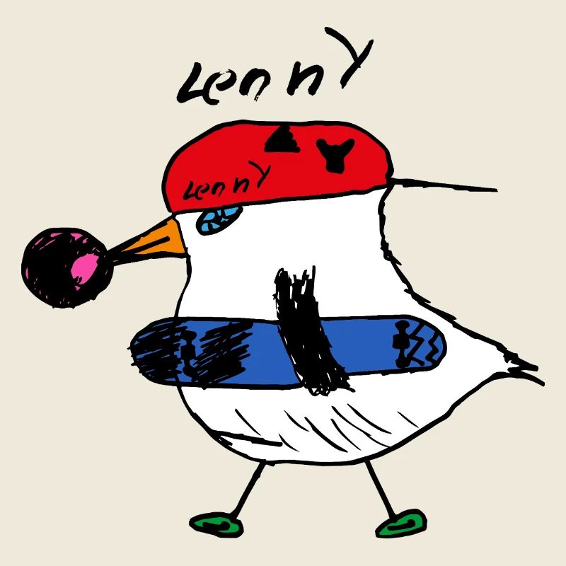 Le poulet patineur de Lenny
