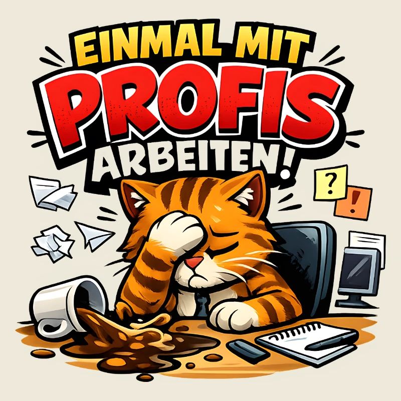 Einmal Mit Profis Arbeiten Sprüche Beruf