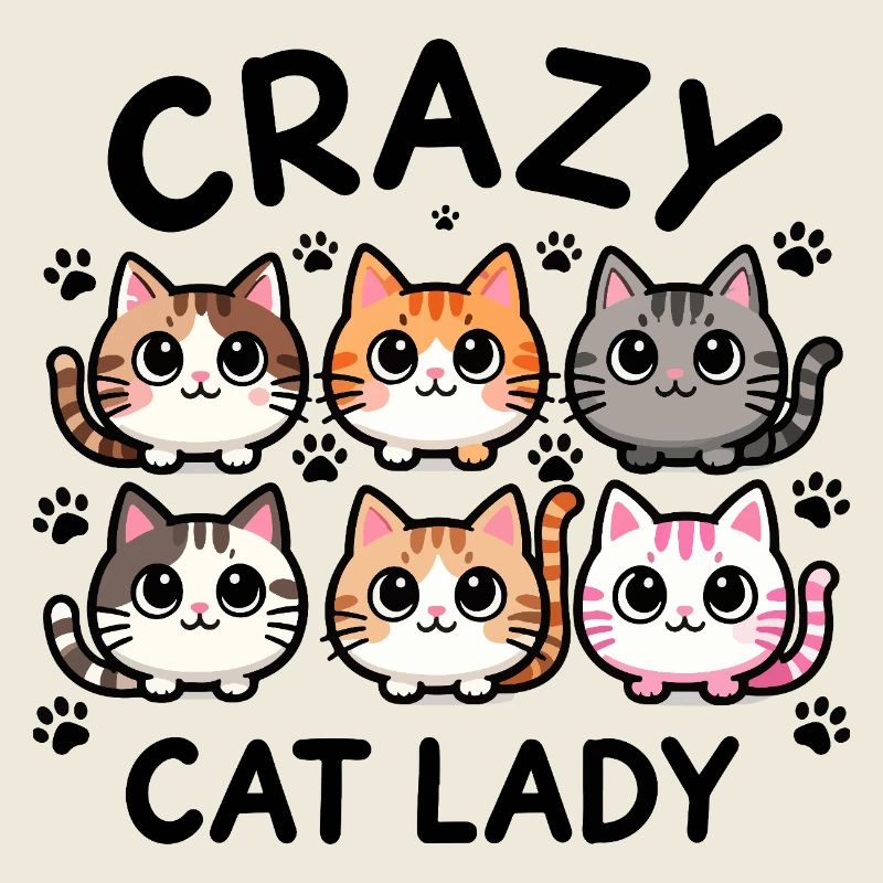 Crazy Cat Lady Katzenbande