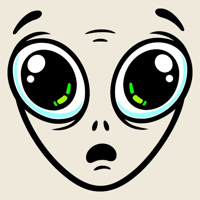 Big-eyed alien