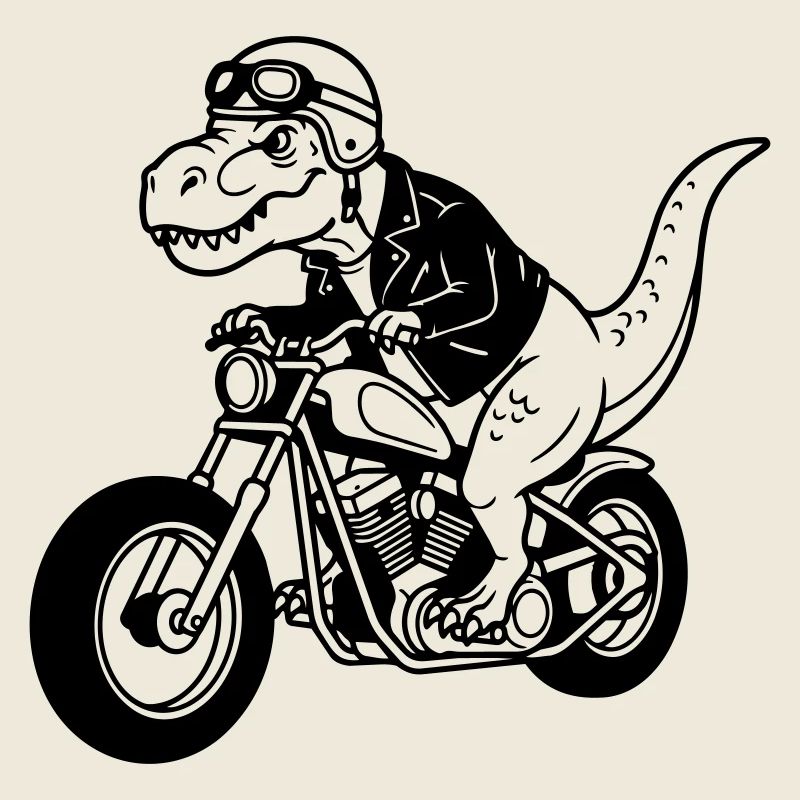 motorbike dino
