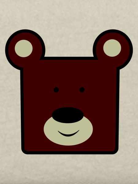 Rotbrauner Bärenkopf Minimal