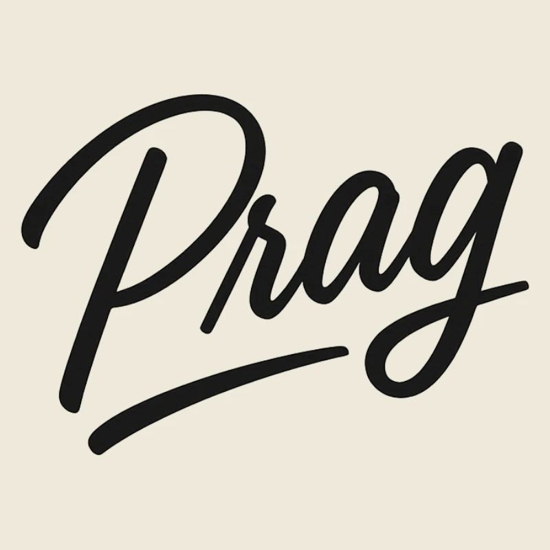 Prag Kalligrafie Schrift