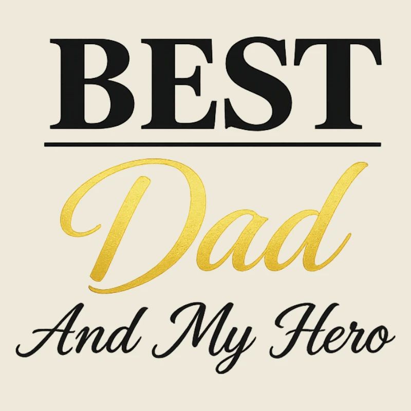 Bester Vater und mein Held