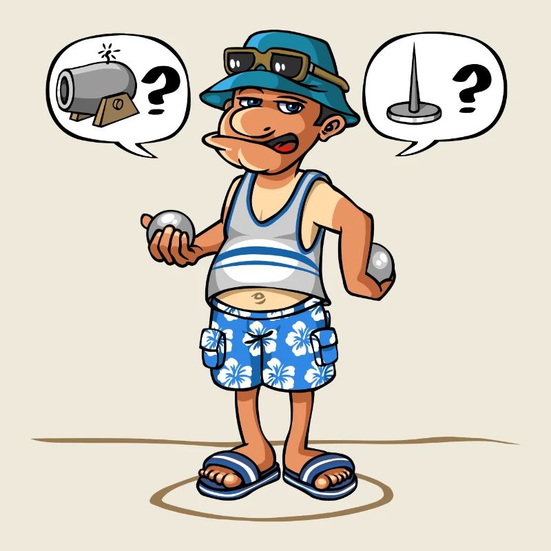 le joueur de pétanque