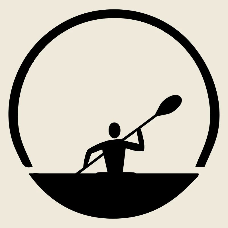 Emblème de canoë