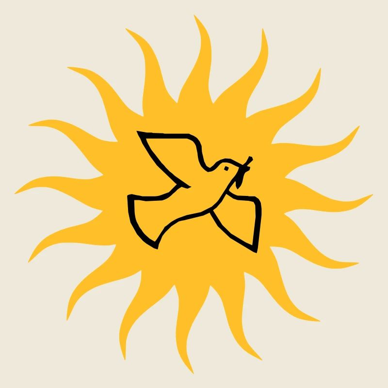 Friedenstaube Sonne