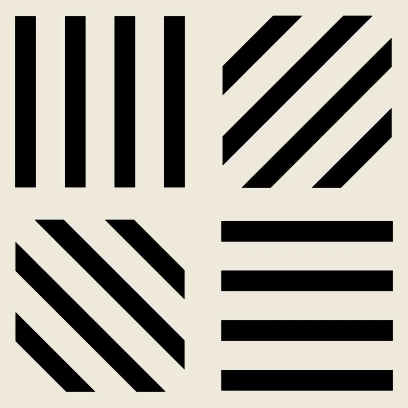 motif graphique de rayures