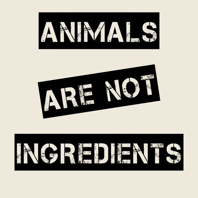 animals are not ingredients
