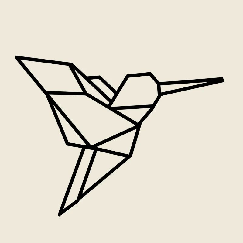 Oiseau origami