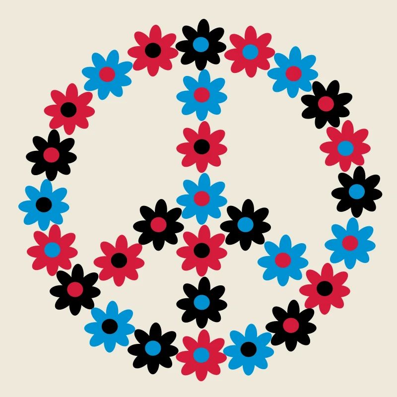 Blumen Friedenszeichen