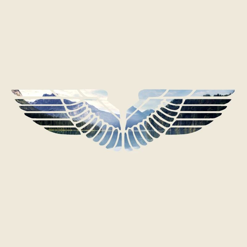 Emblème aile d'aigle