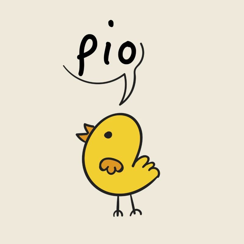 Bip ! Design de dessin animé de fille mignonne
